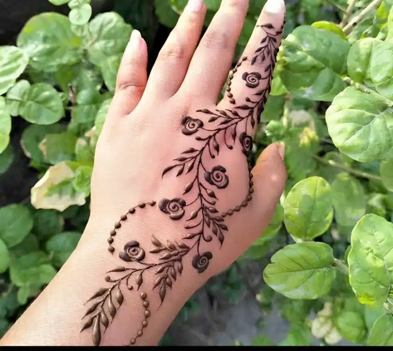 mehendi design simple