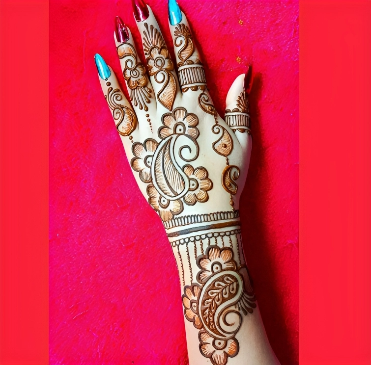 bridal mehendi design new