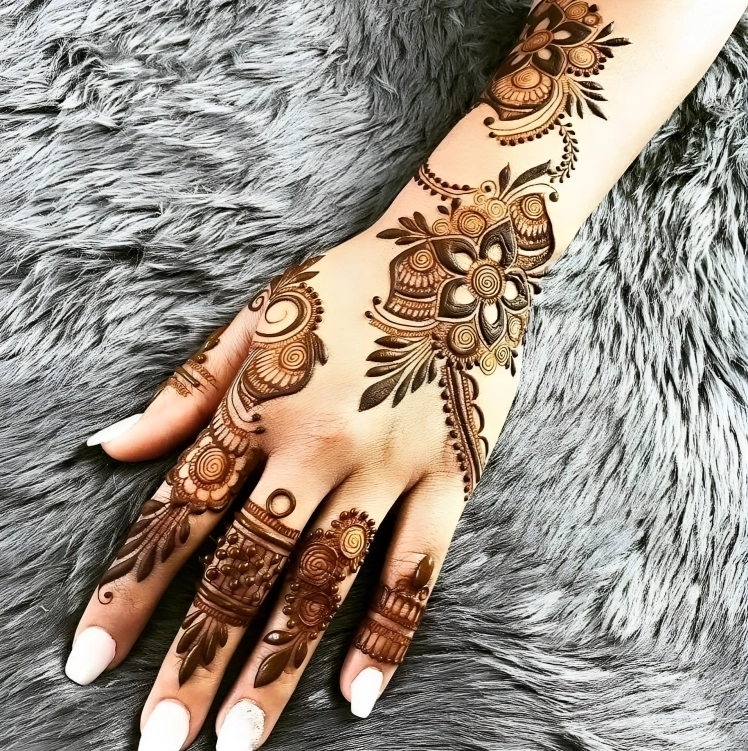 mehendi design simple and easy