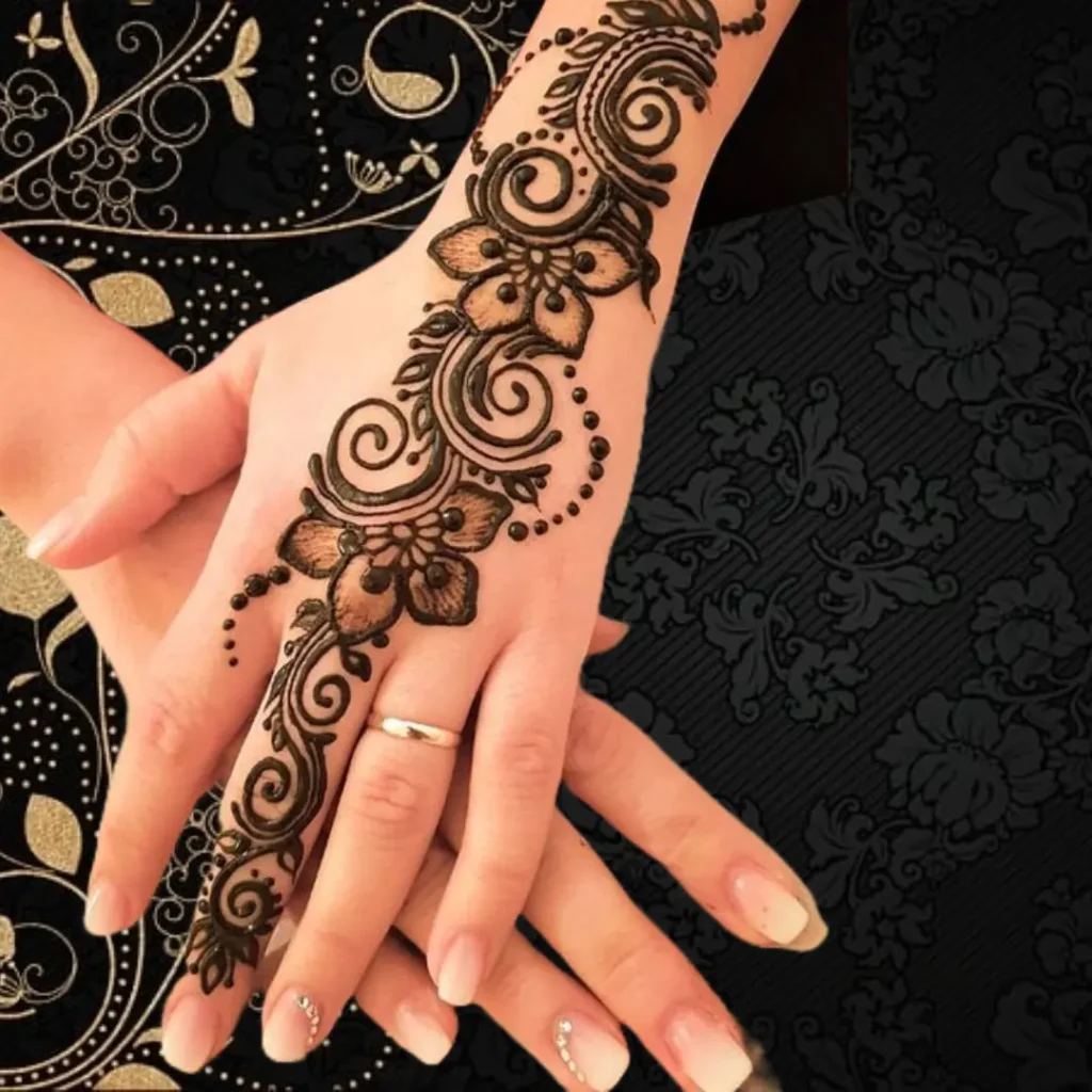 mehendi design simple finger