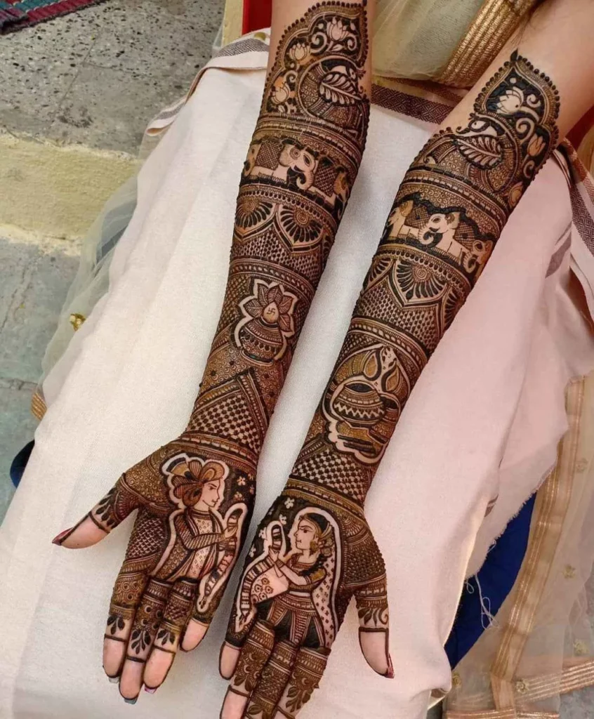 Bridal mehndi design Pinterest