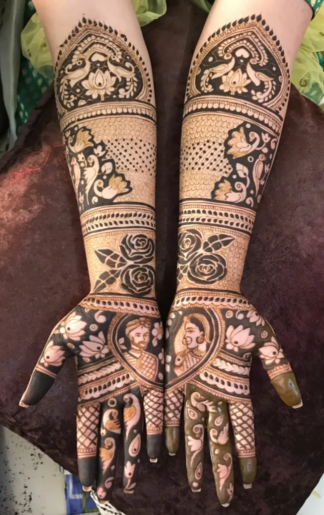 Elegant Bridal mehndi design