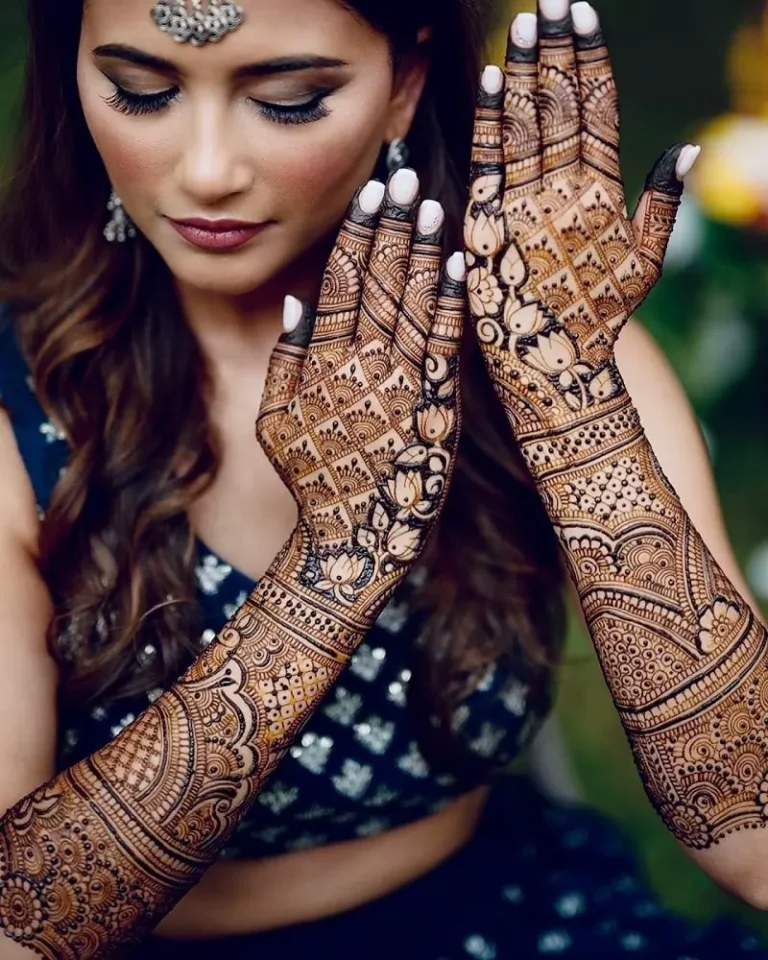 Bridal mehndi design Arabic