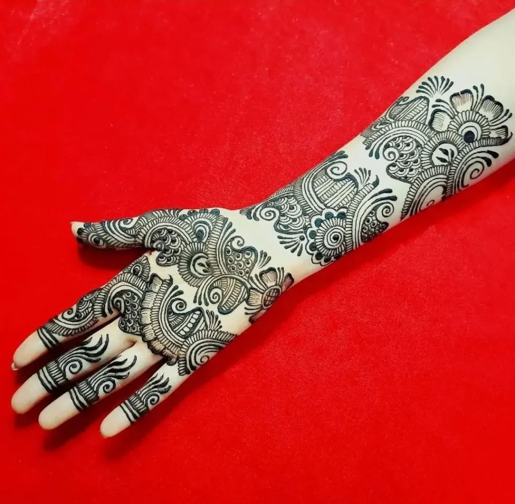 Full hand Bridal mehndi design