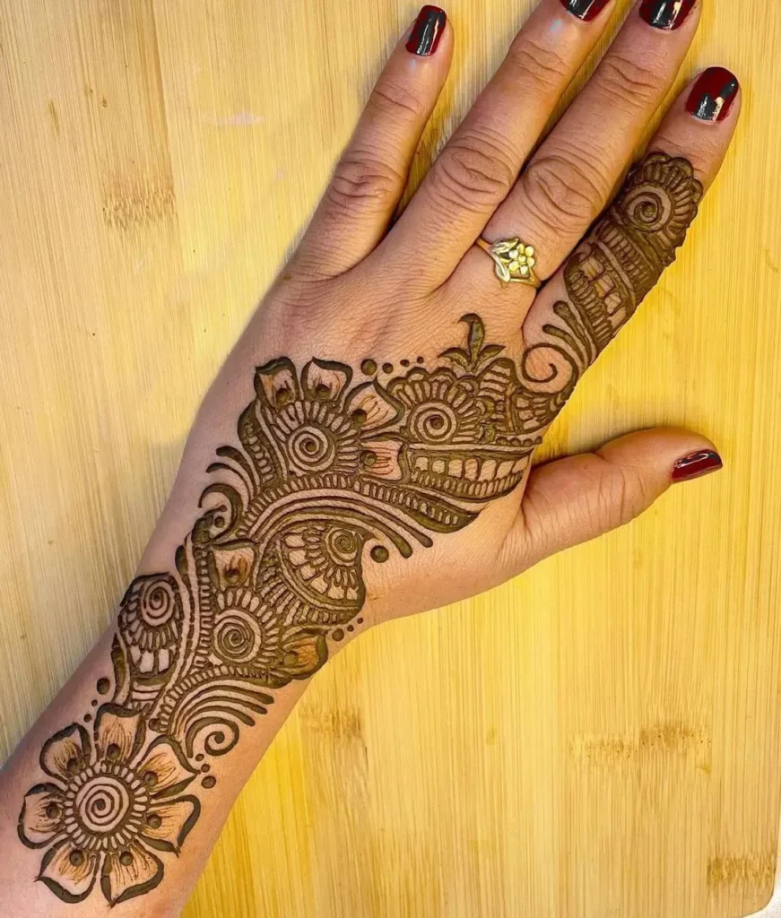 New Full hand mehndi design