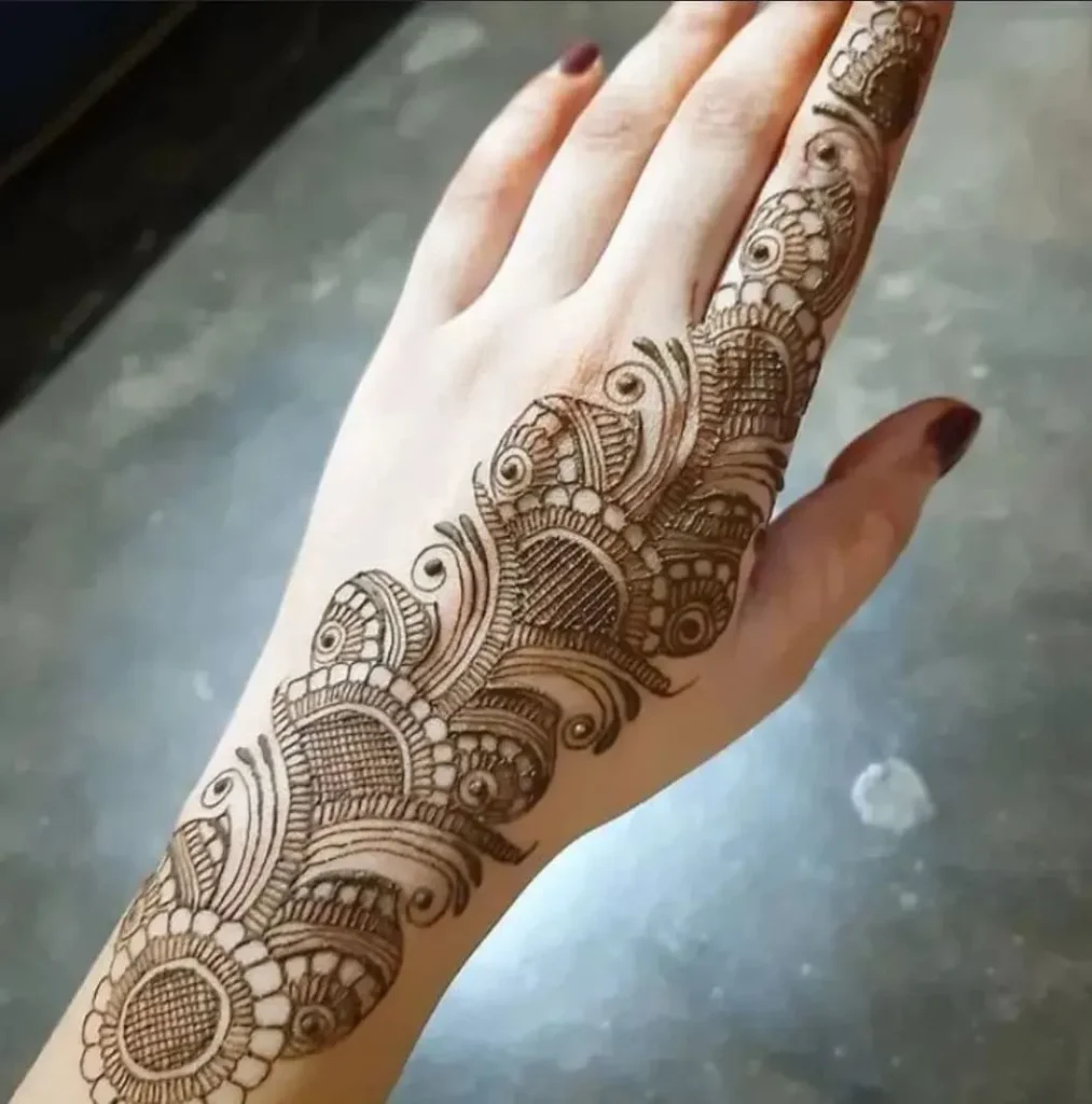 Henna Full Hand Mehndi Design for Kids