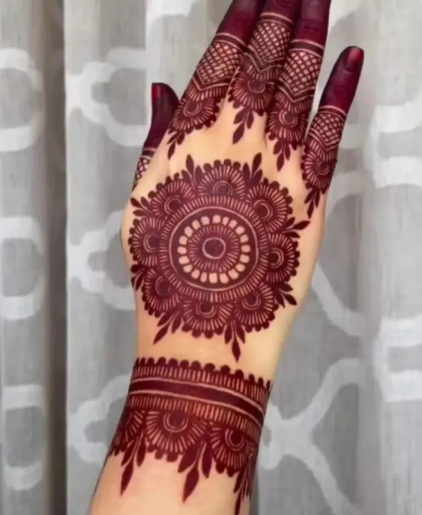 Full hand mehndi design for Girls